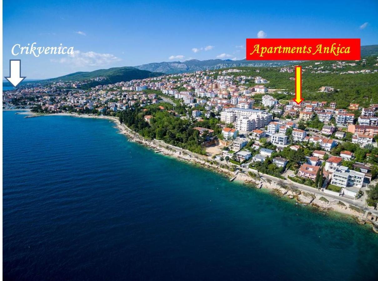 Family Apartments Ankica Crikvenica Exterior foto